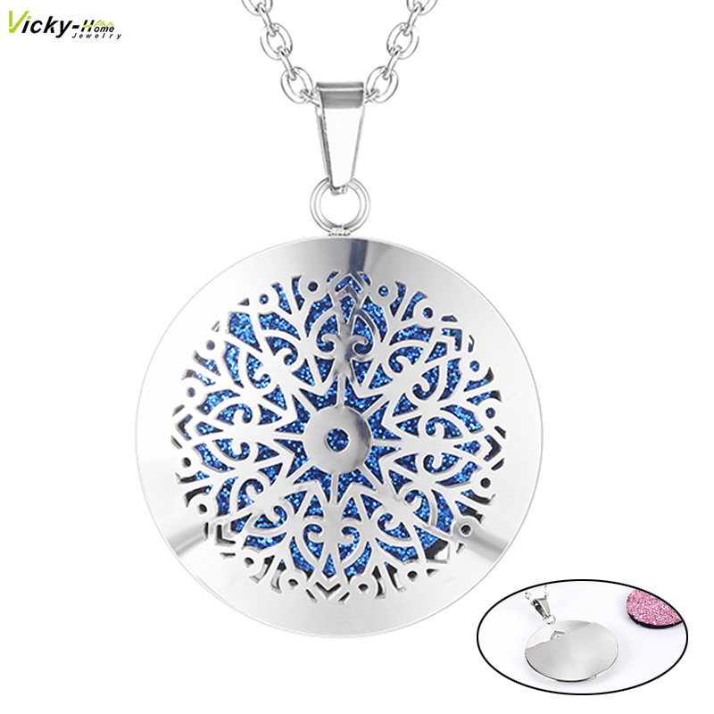 Heart Locket Necklace Photo - Nowy prosty aromaterapeutyczny dyfuzor olejków eterycznych