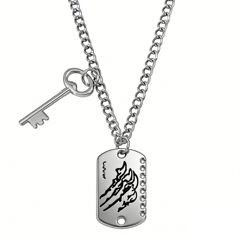 Anime Pendant Necklace - Miłość i Głęboki Kosmos Caleb Rafayel