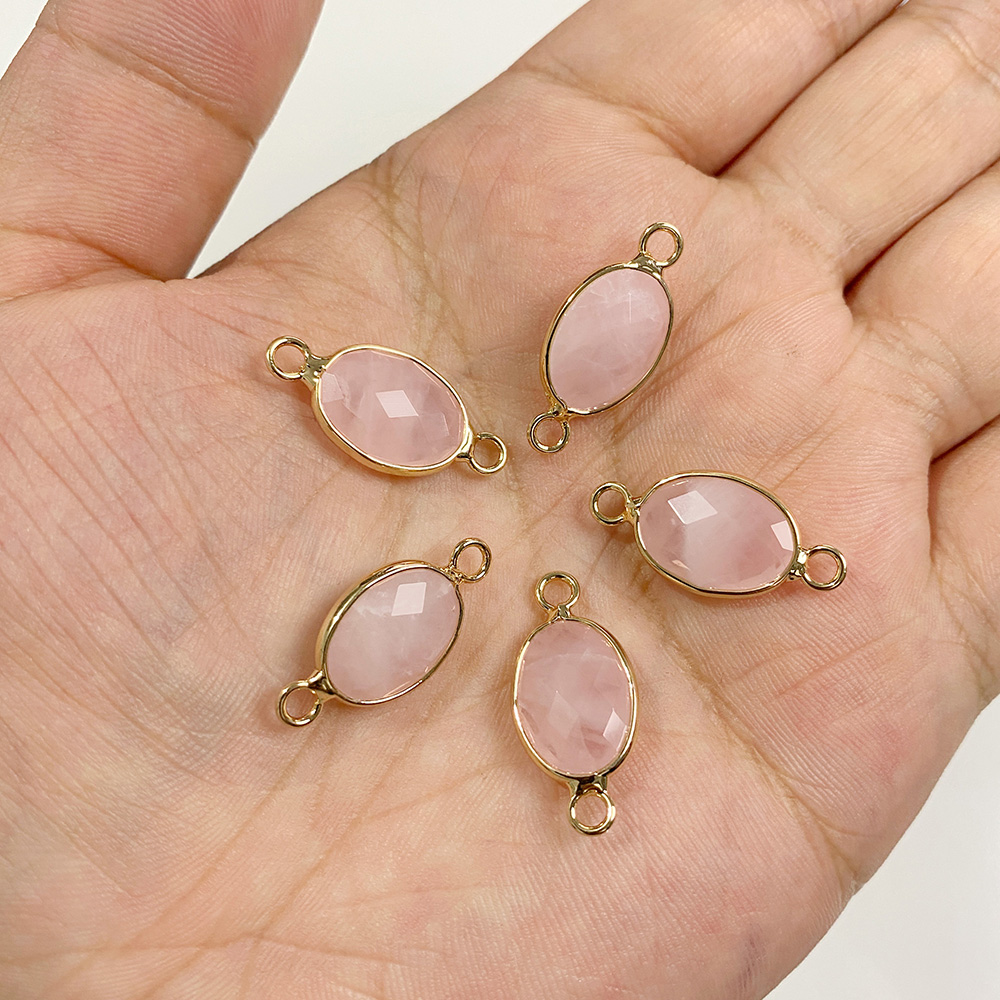 3 szt. Fasetowane wisiorki z k – Crystal Pendant Necklace Natural Stone recenzja i cena