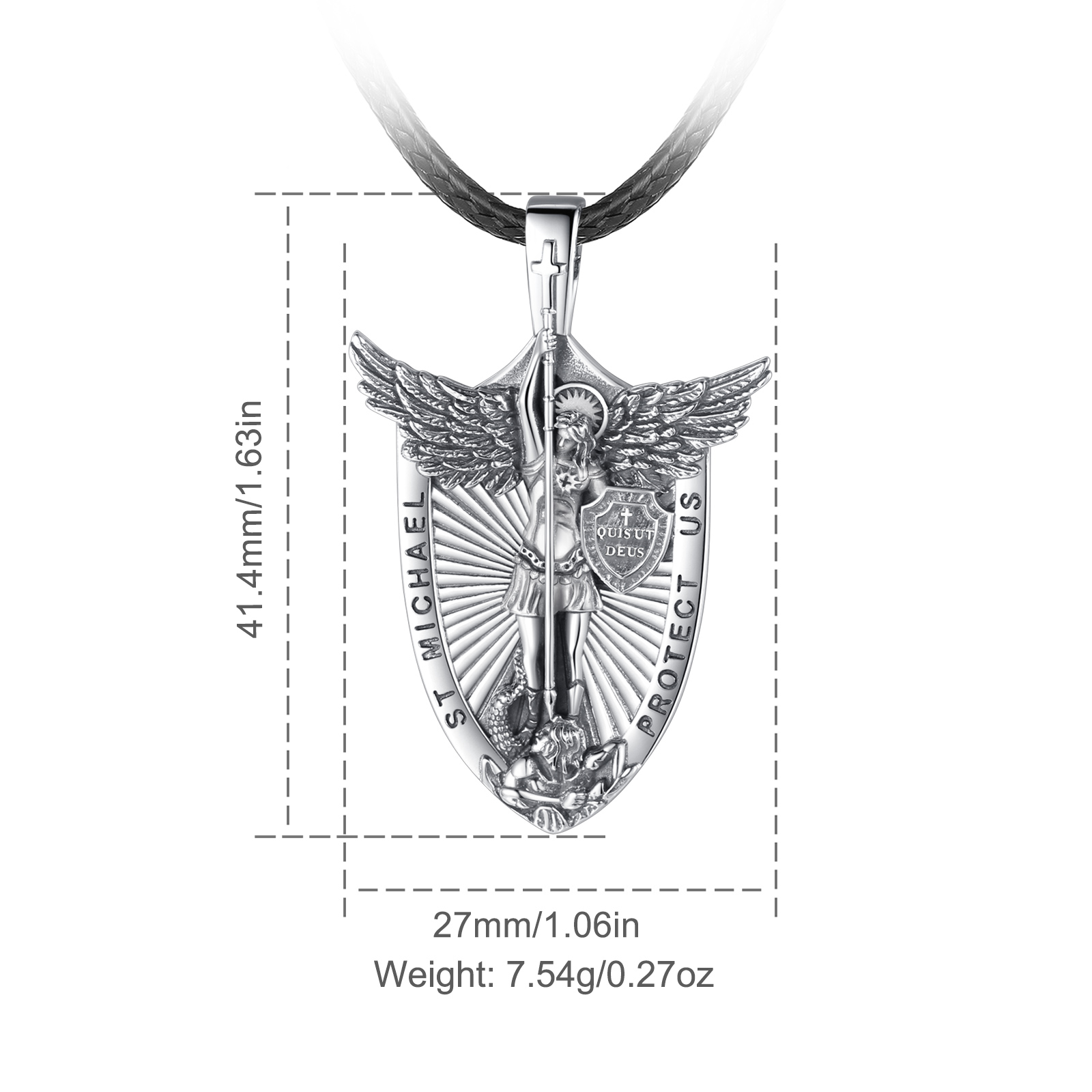 Eudora 925 Sterling Silver St. – 925 Sterling Silver Chain Necklace Men recenzja i cena