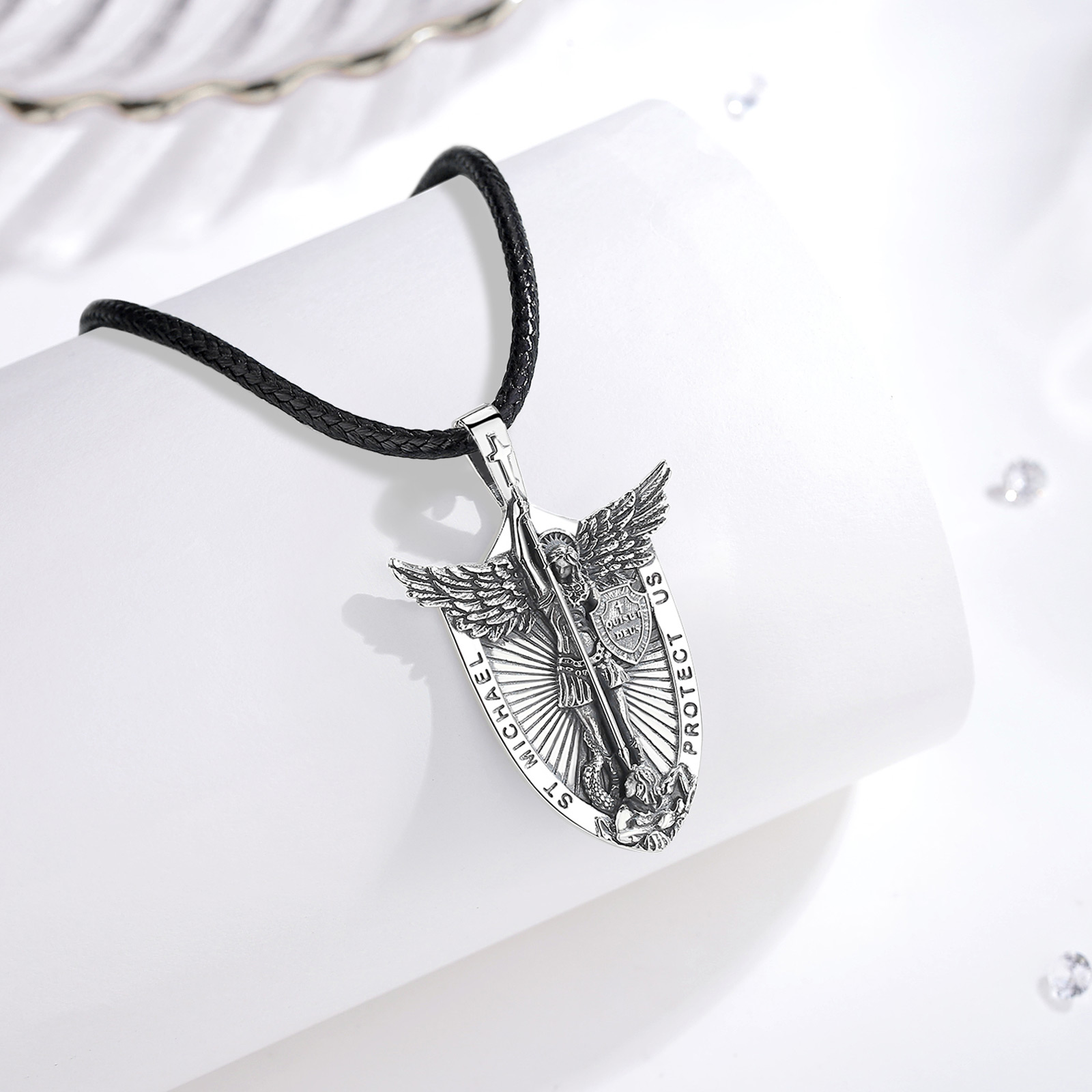 Eudora 925 Sterling Silver St. – 925 Sterling Silver Chain Necklace Men recenzja i cena