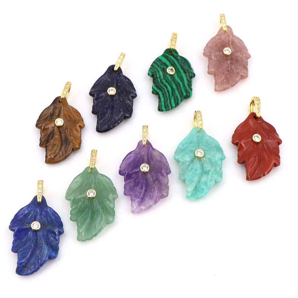 Modne zawieszki z naturalnych  – Crystal Pendant Necklace Natural Stone recenzja i cena