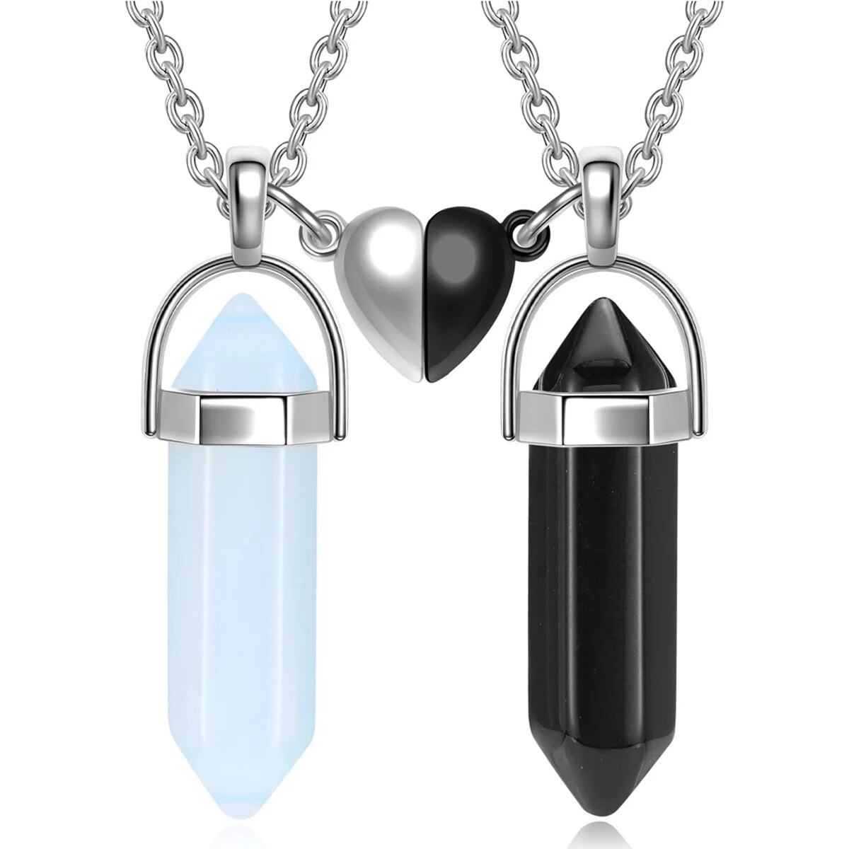 Kryształowe naszyjniki przyjaź – Magnetic Couple Matching Necklaces recenzja i cena