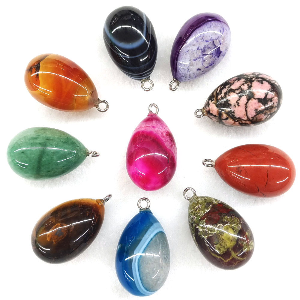 30x19mm Mini zawieszka w kszta – Crystal Pendant Necklace Natural Stone recenzja i cena