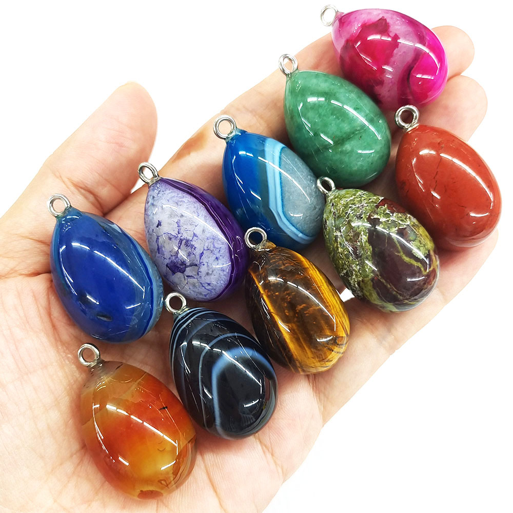 30x19mm Mini zawieszka w kszta – Crystal Pendant Necklace Natural Stone recenzja i cena
