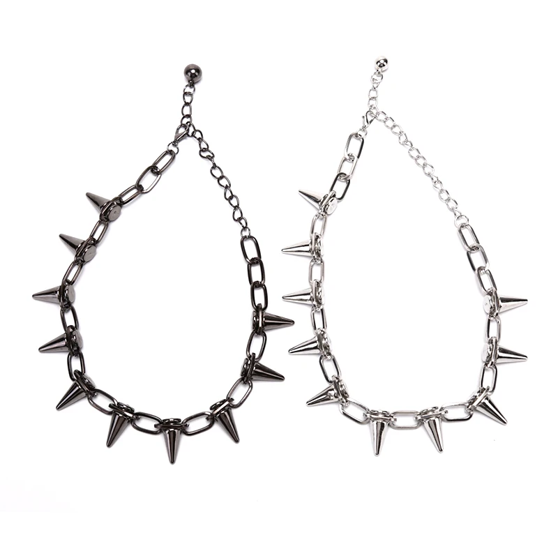 Naszyjnik w stylu goth rock, m – Goth Punk Spike Choker recenzja i cena