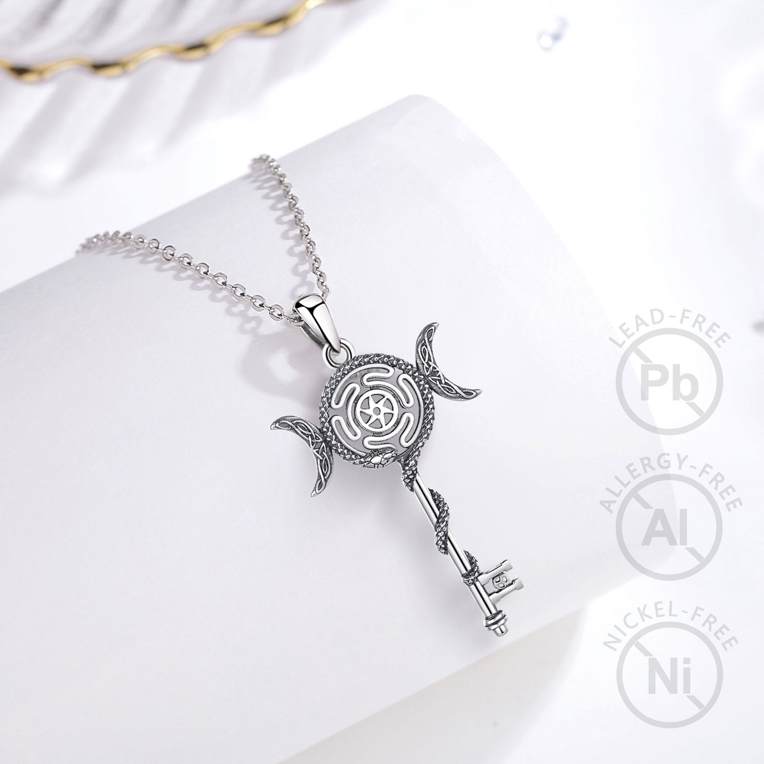 Eudora Srebro Próby 925 Naszyj – 925 Sterling Silver Chain Necklace Men recenzja i cena