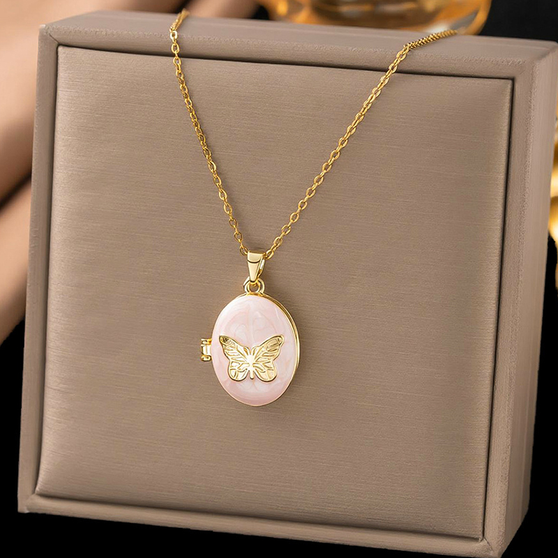 ANENJERY Naszyjnik z zawieszką – Heart Locket Necklace Photo recenzja i cena