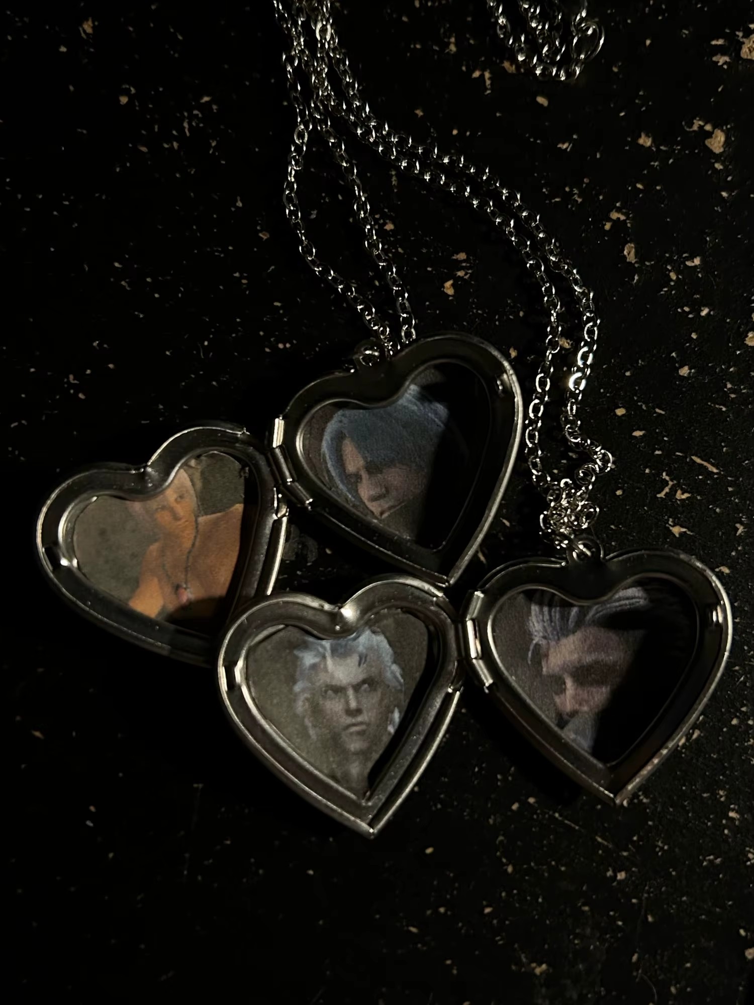 Romantyczny wisiorek z medalio – Heart Locket Necklace Photo recenzja i cena