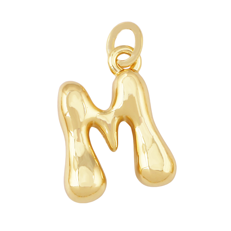 3 sztuki uroczych zawieszek z  – Initial Letter Necklace 18K Gold recenzja i cena