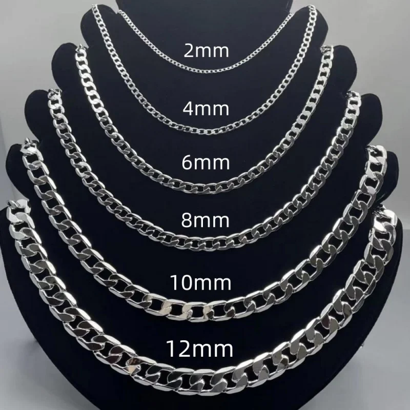 Męski naszyjnik ze srebra prób – Cuban Link Chain 12Mm recenzja i cena