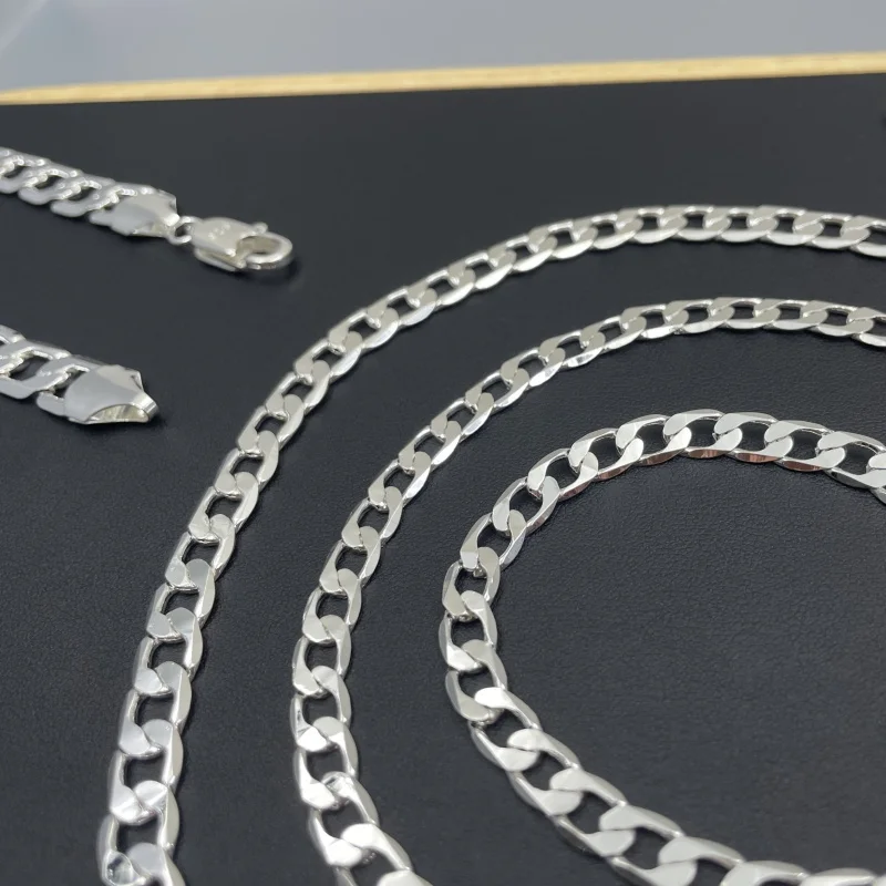 Męski naszyjnik ze srebra prób – Cuban Link Chain 12Mm recenzja i cena