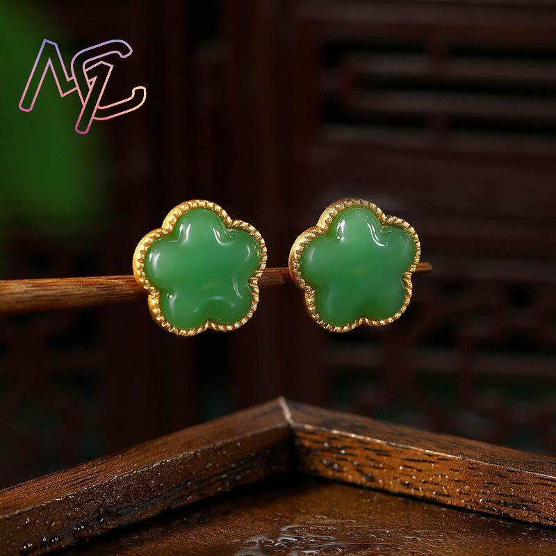 Zielone kolczyki z naturalnego – Earrings recenzja i cena