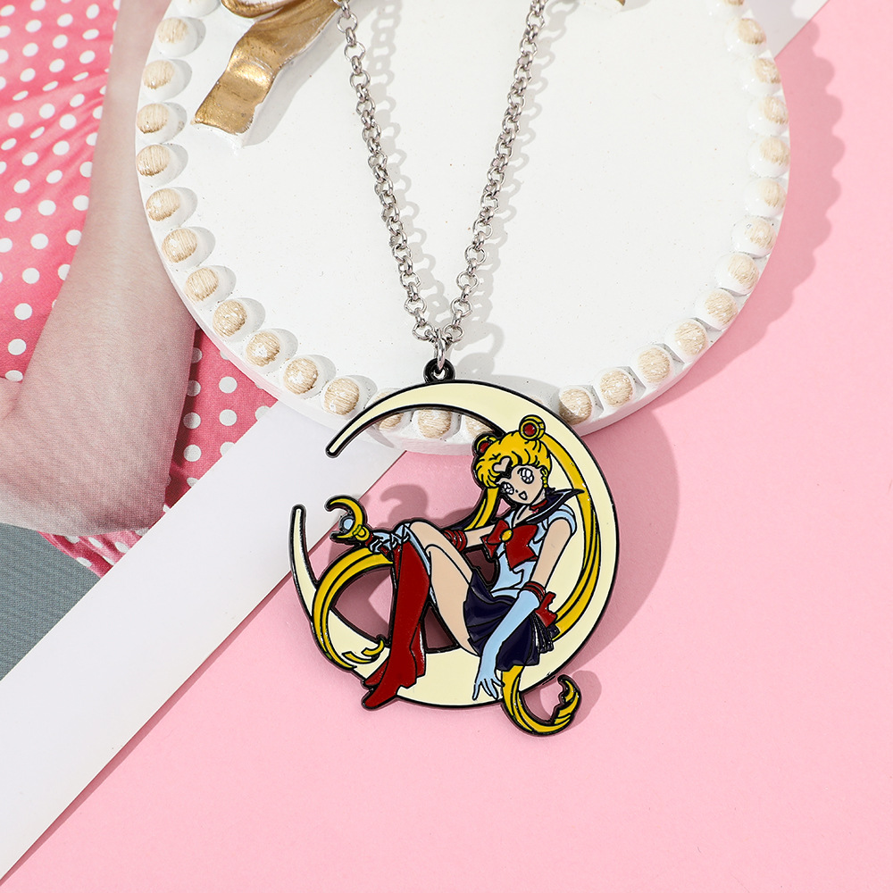 Słodki Anime Metalowy Naszyjni – Anime Pendant Necklace recenzja i cena