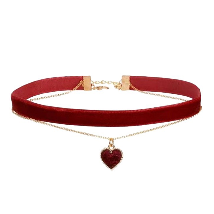 Romantyczny naszyjnik choker z – Layered Pendant Necklace Aesthetic recenzja i cena