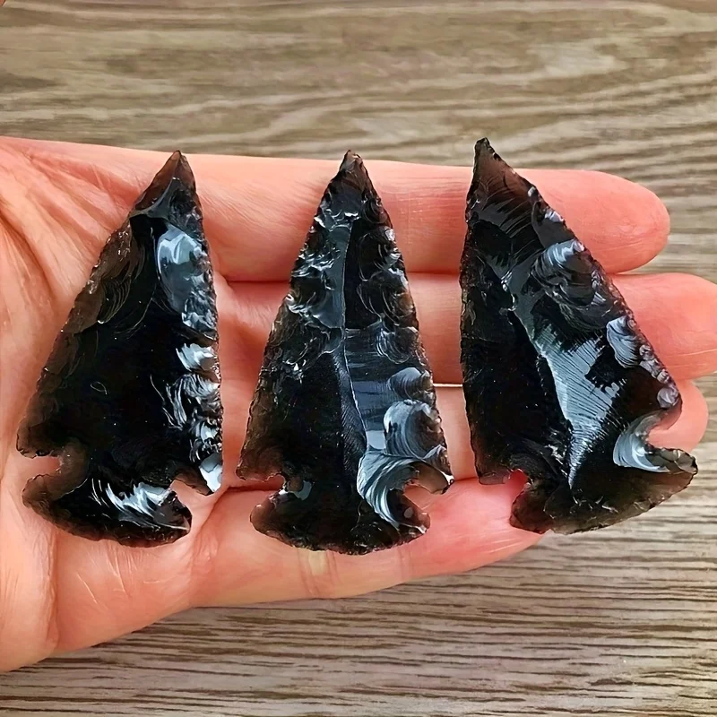 Wisiorek z obsydianu - Ręcznie – Crystal Pendant Necklace Natural Stone recenzja i cena