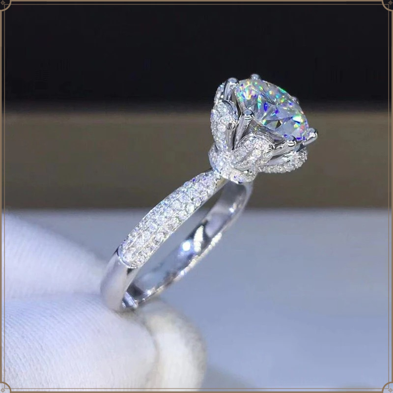 Pierścionek z morganitem, diam – Moissanite Engagement Ring 1 Carat recenzja i cena