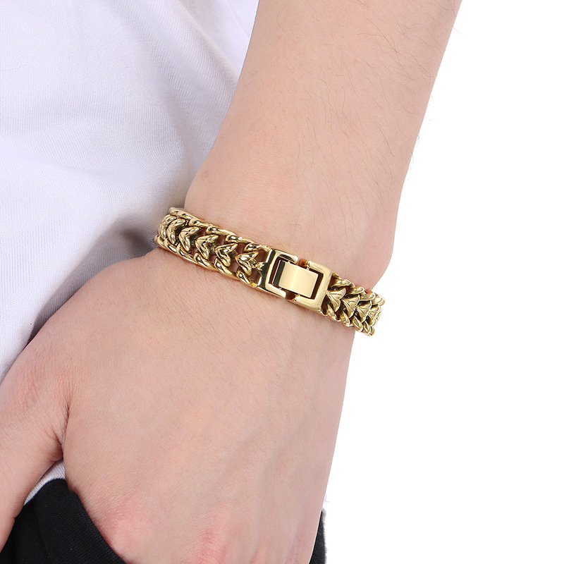 KALEN Błyszcząca Bransoletka M – Cuban Link Chain 12Mm recenzja i cena